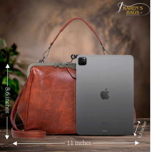 Women's Genuine Leather Vintage Handbag | Elisabeth