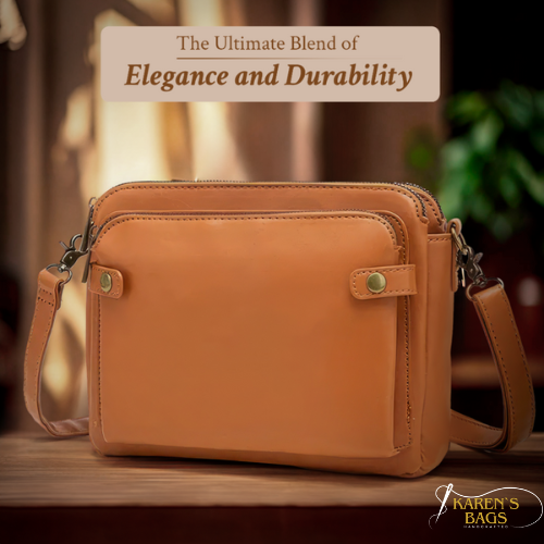 Women's Full-Grain Leather Handbag with Wallet | Annika
