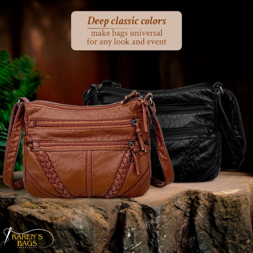 Women's Sustainable Handbag with Microsuede Lining | Helene