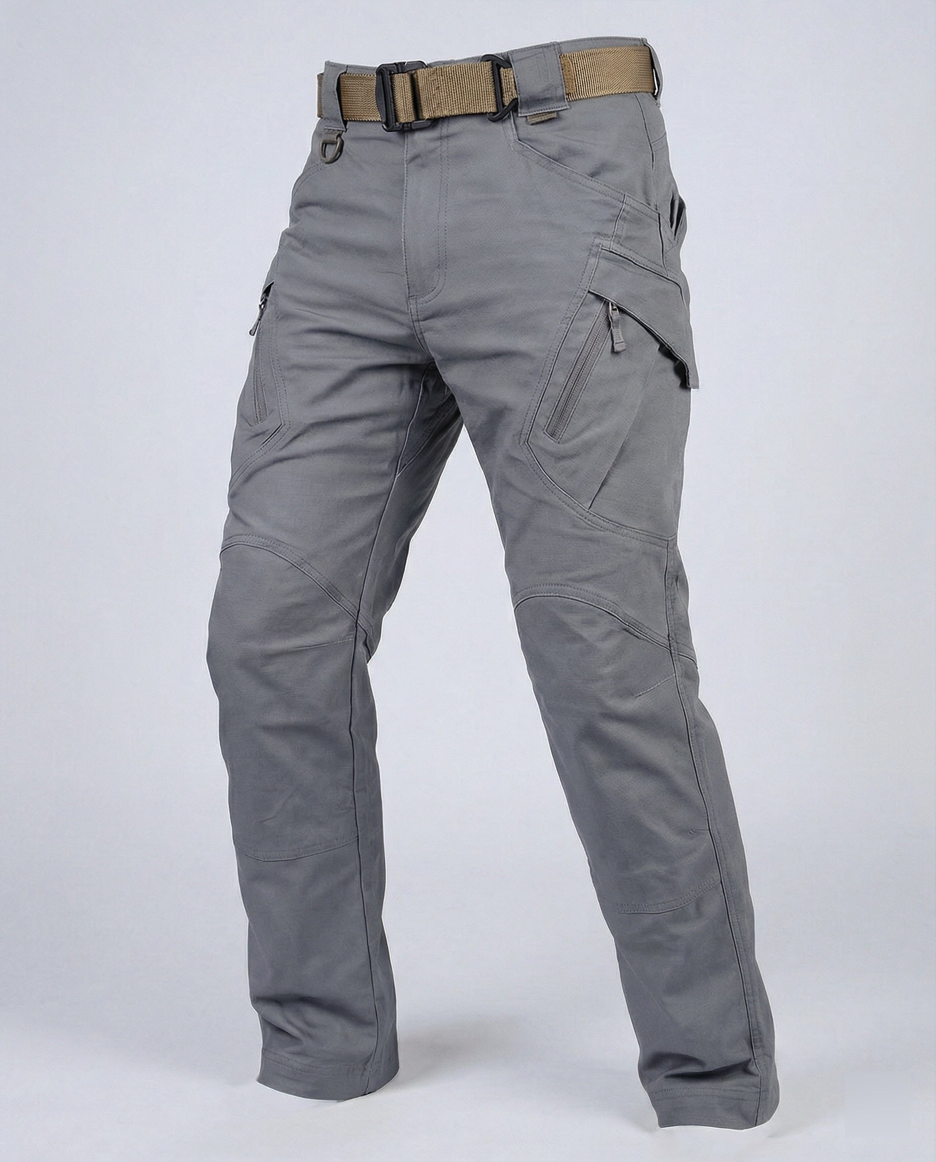 Men's outdoor pants with breathable, flexible, weather-resistant fabric