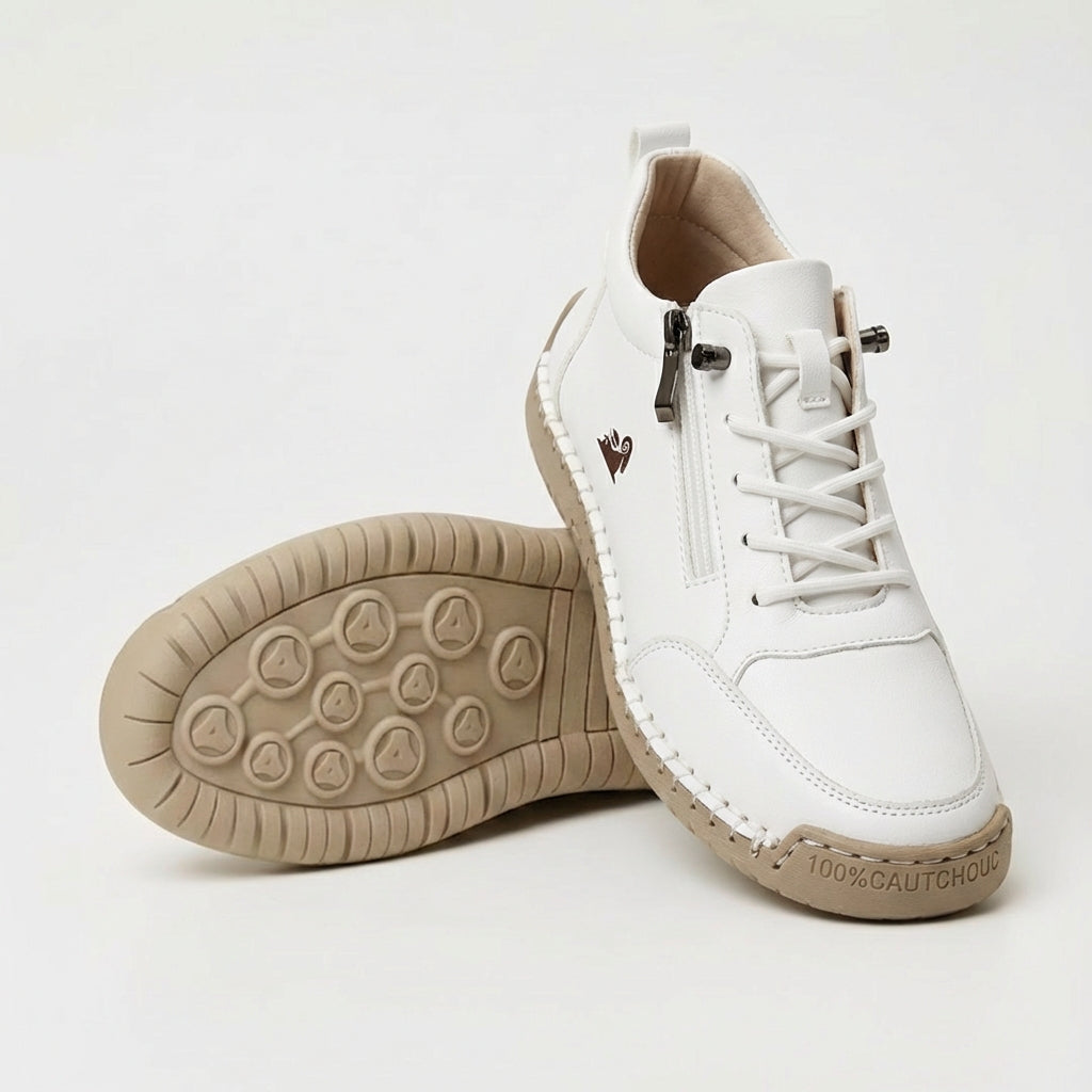 Women's Zip-Up Orthopedic Comfort Sneakers - Mila