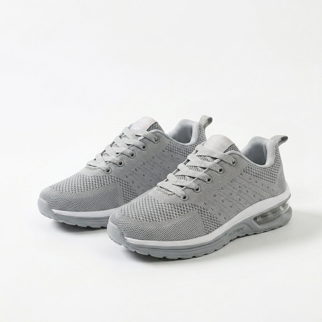 Women's All-Gray Orthopedic Comfort Shoes - SanoWalk