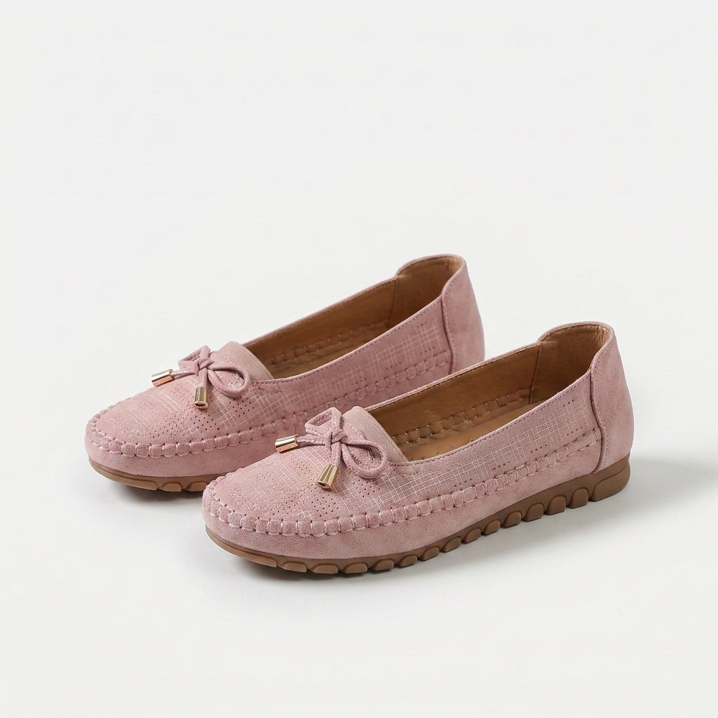Women's Bow Detail Comfort Loafers - Sabine