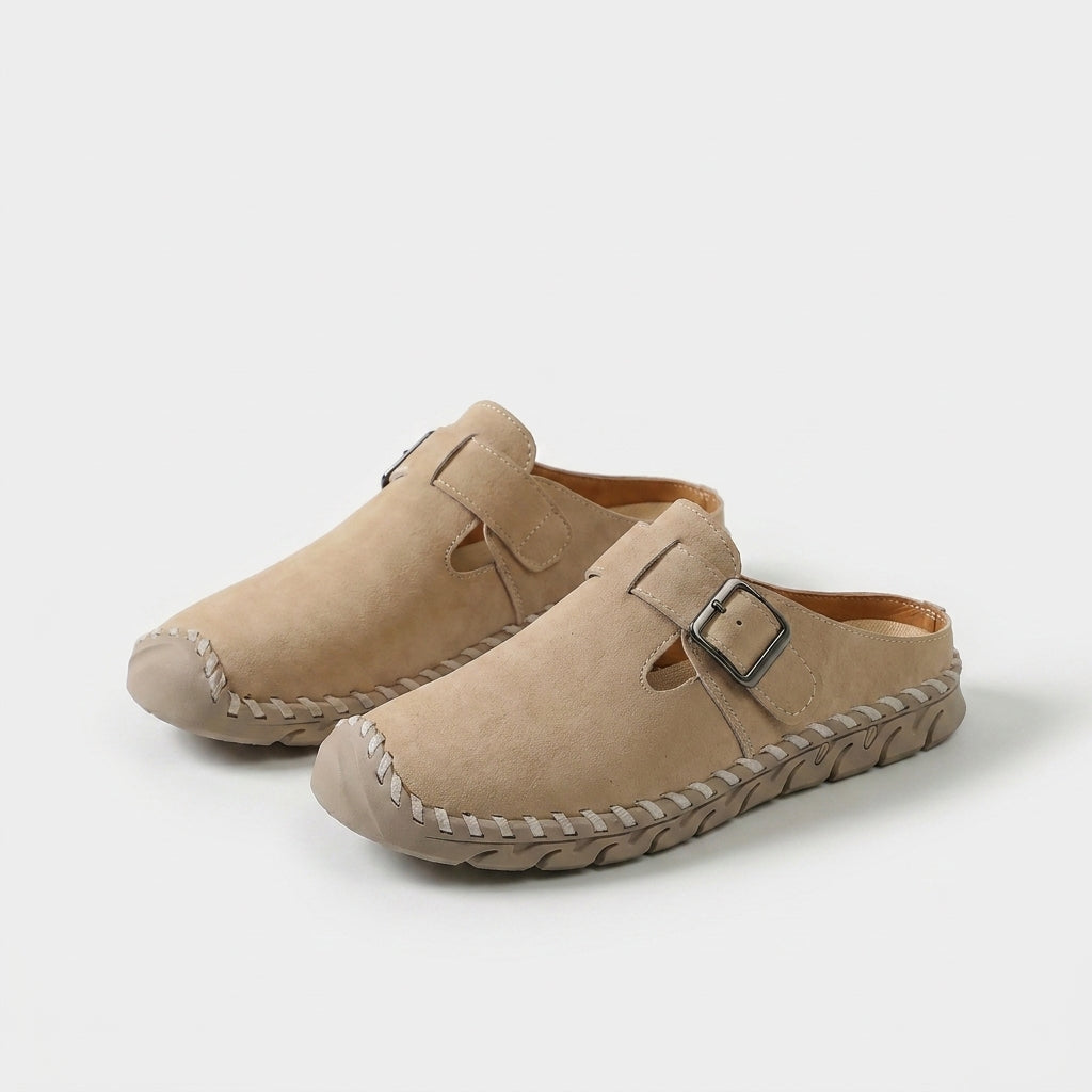 Women's Cozy Buckle Slide Sandals - Marly
