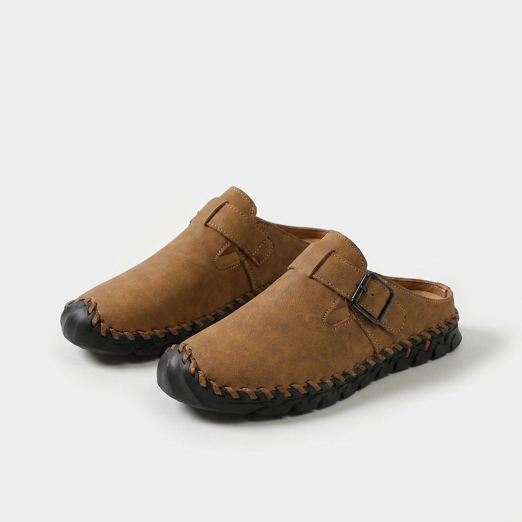 Women's Cozy Buckle Slide Sandals - Marly
