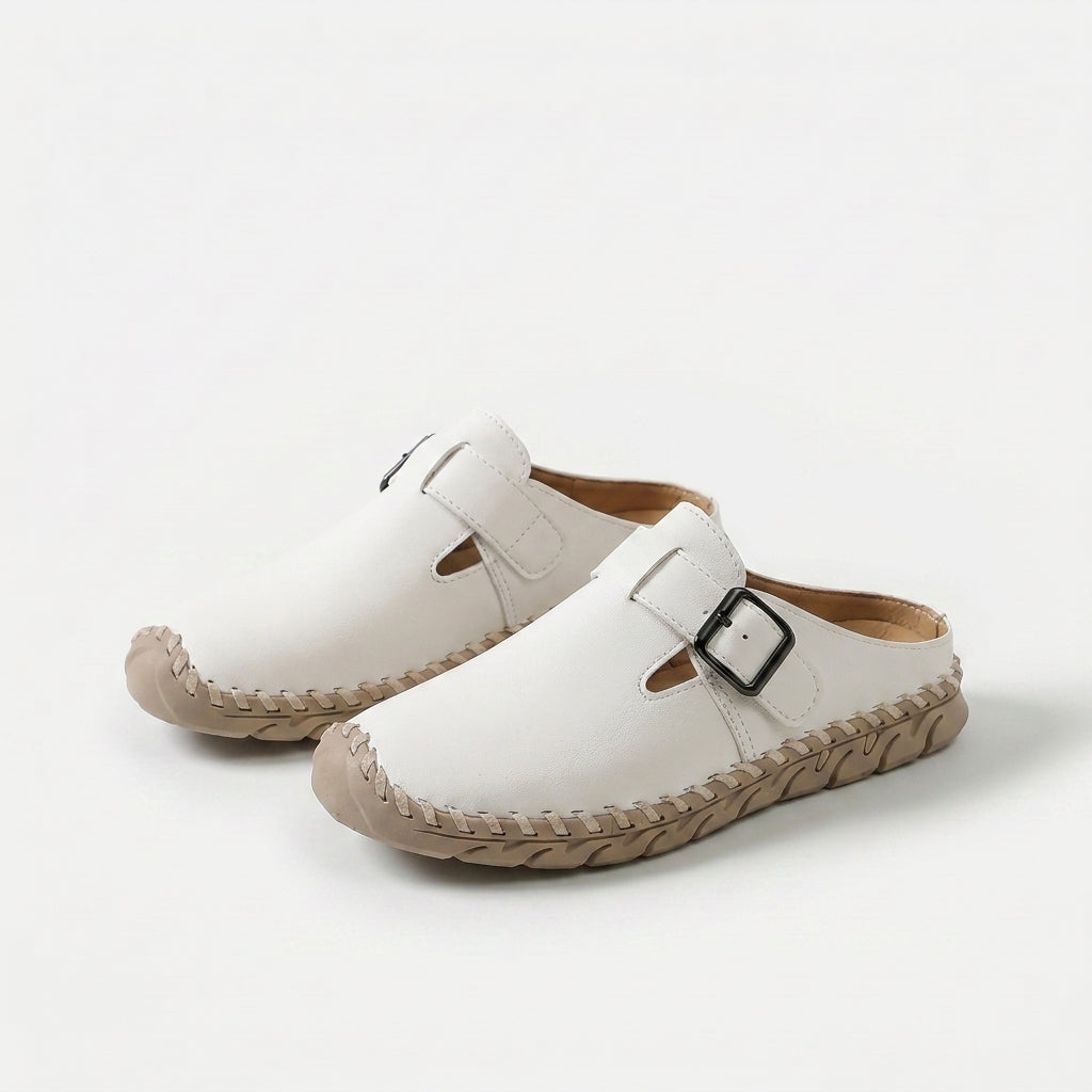 Women's Cozy Buckle Slide Sandals - Marly