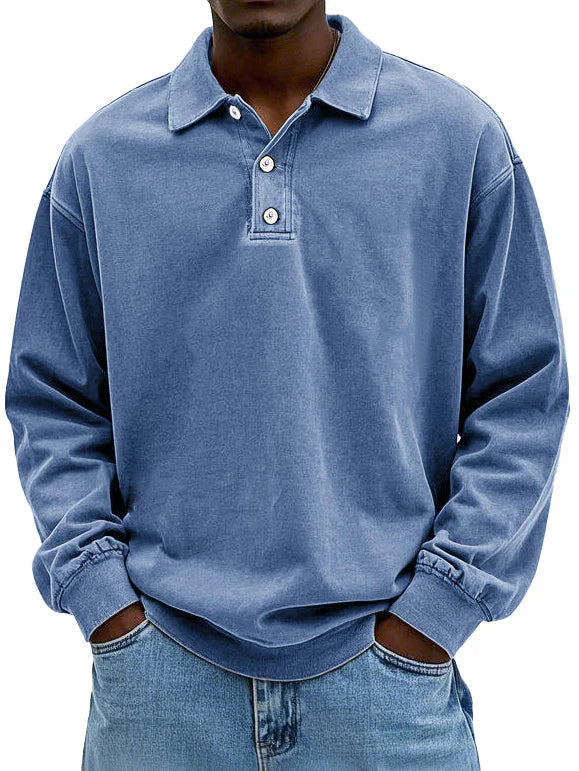 Noel - Long Sleeve Polo Shirt