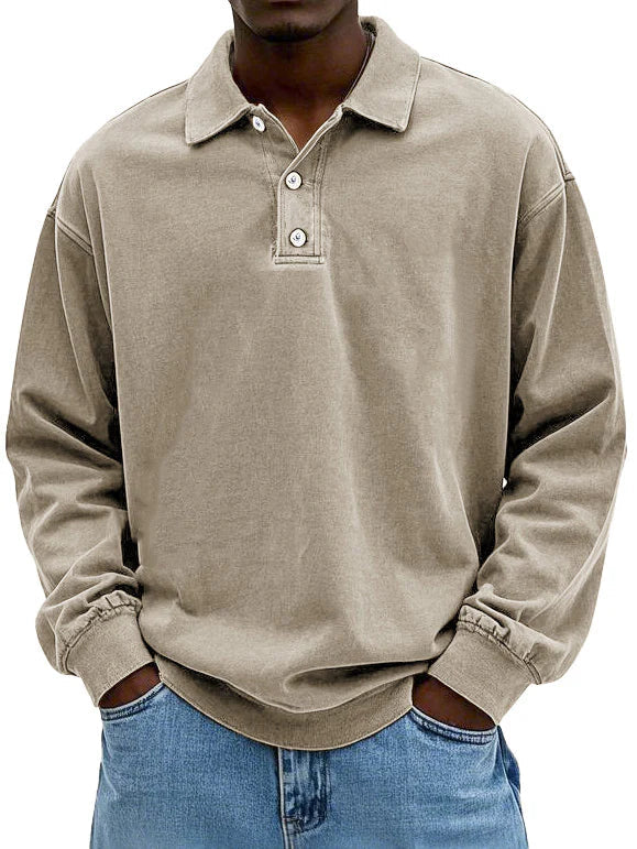 Noel - Long Sleeve Polo Shirt