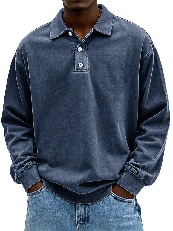 Noel - Long Sleeve Polo Shirt