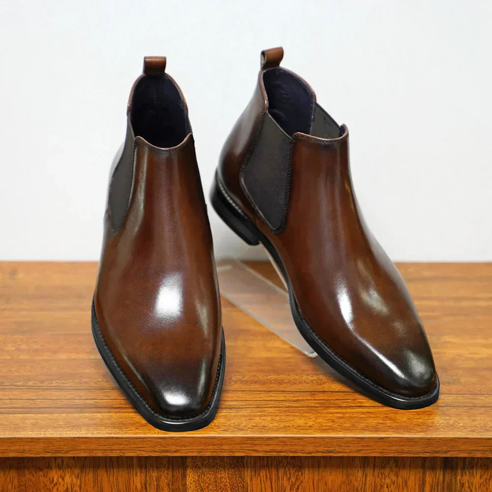 Percival Leather Chelsea Boots