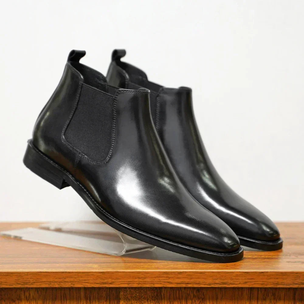 Percival Leather Chelsea Boots