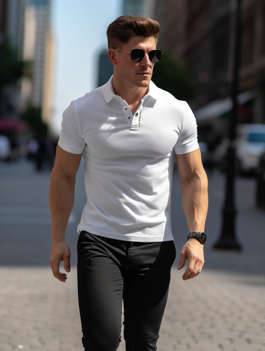 Veneto - Muscle Fit Polo Shirt