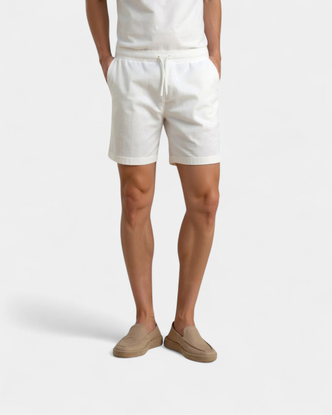 The Cotton Lounge Shorts - White