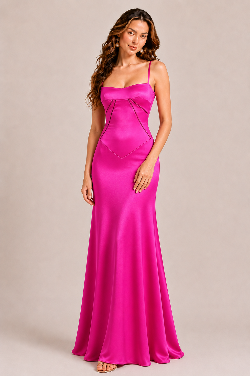 Women's Bustier Maxi Gown – Timeless Occasion Style
