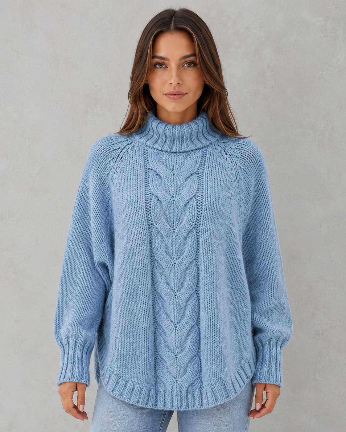 Women's elegant knitted pullover dress featuring a relaxed fit silhouette, soft breathable knit fabric, and timeless design for casual and evening wear.