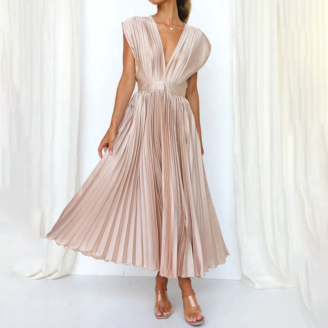 Women’s flattering midi dress for casual events and special occasions