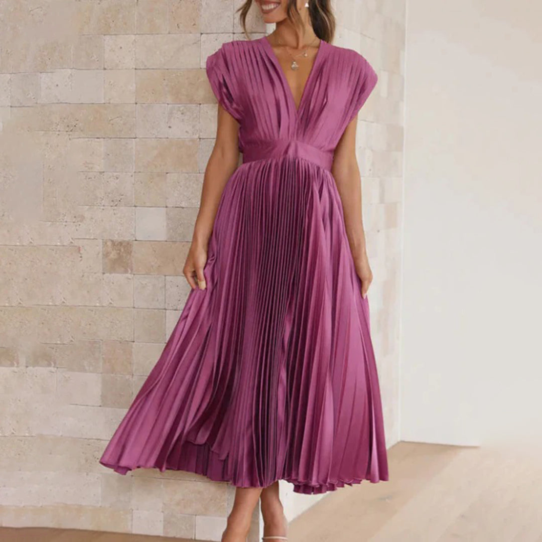 Women’s flattering midi dress for casual events and special occasions