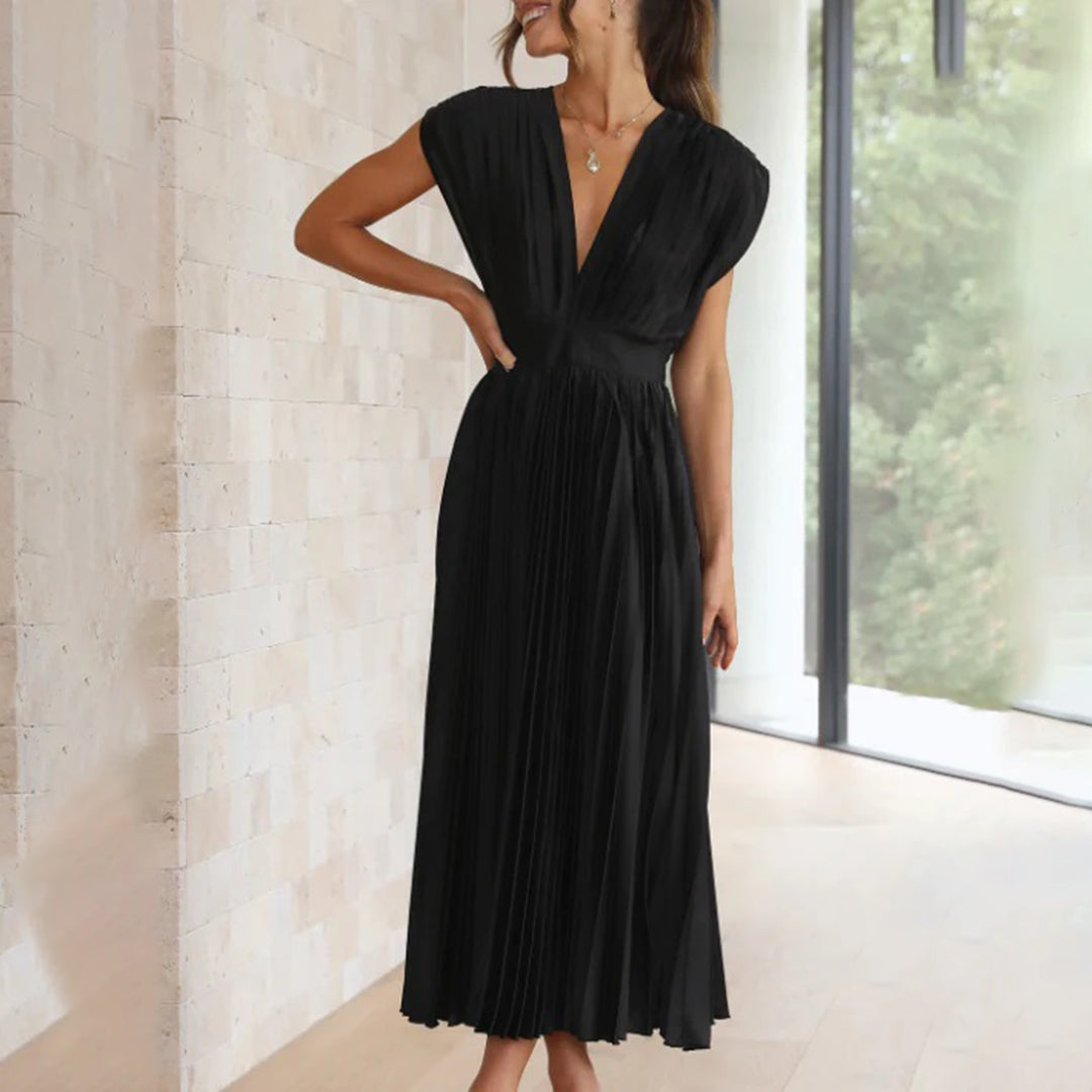 Women’s flattering midi dress for casual events and special occasions