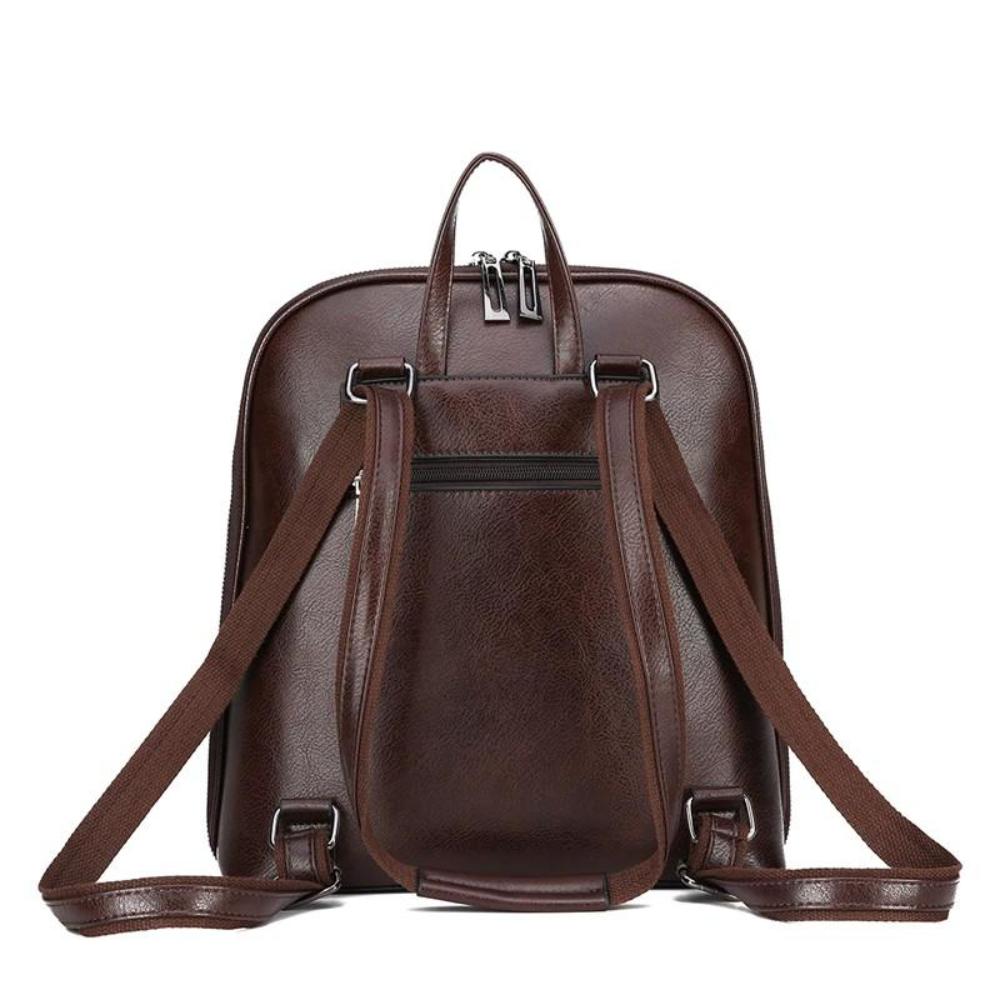 Women's Double Zipper Backpack | Saskia
