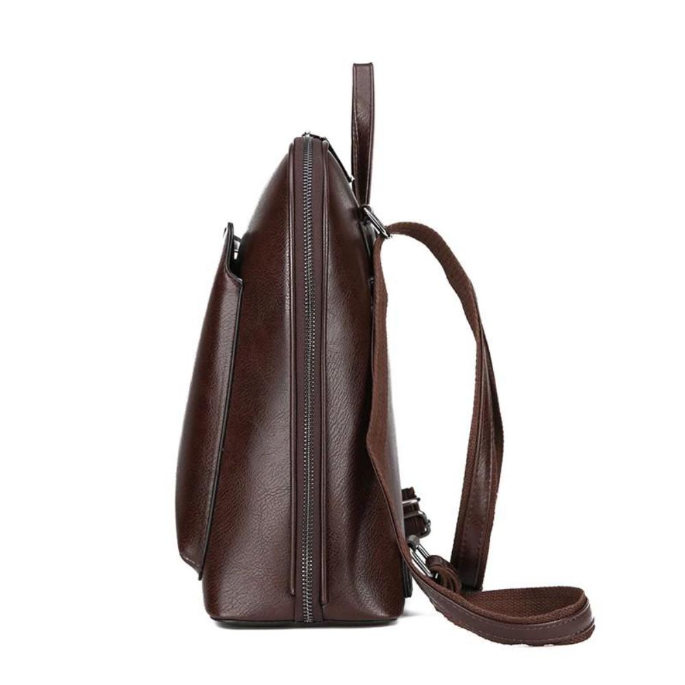 Women's Double Zipper Backpack | Saskia