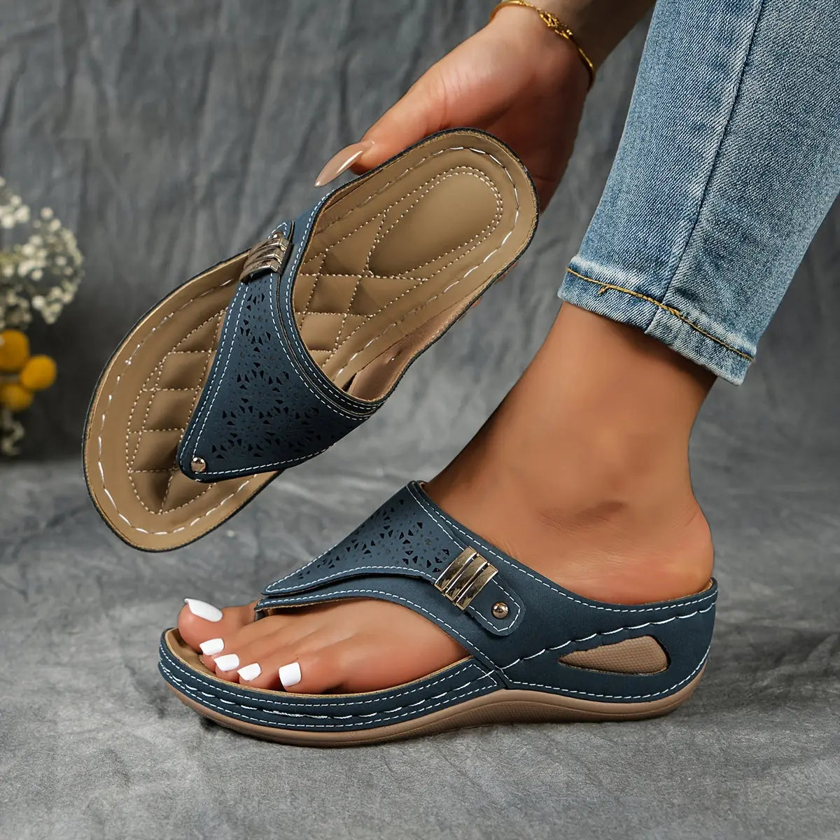 Women's Wedge Sandals - Élodie