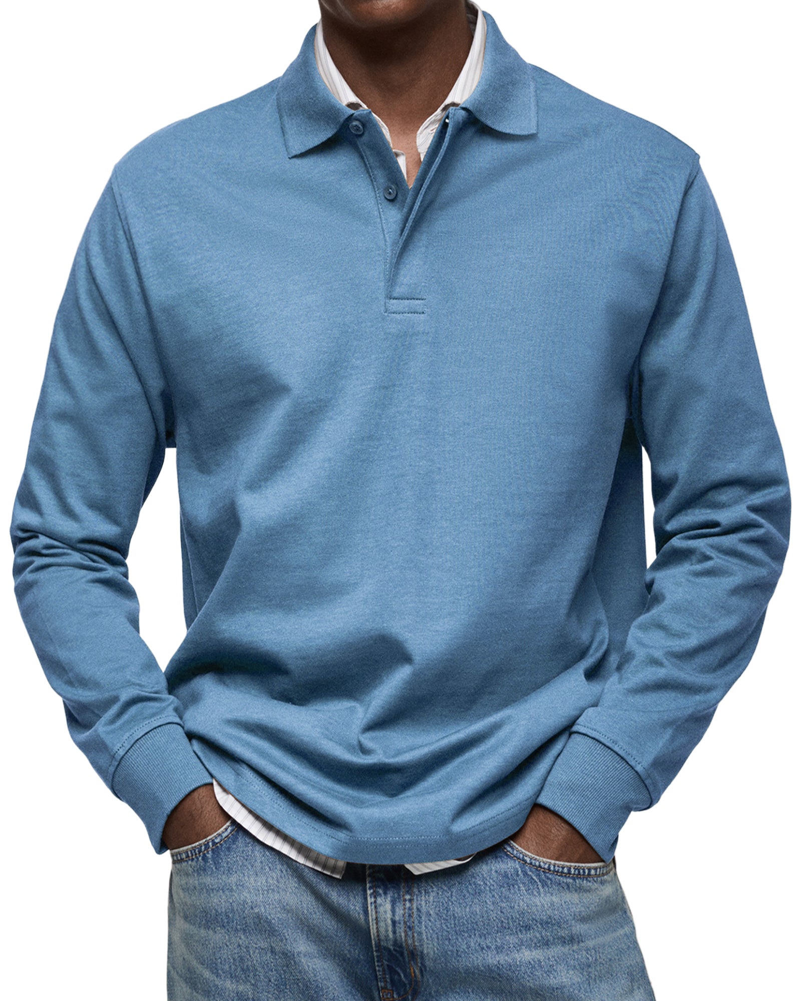 Andres - Luxury Long-Sleeve Polo