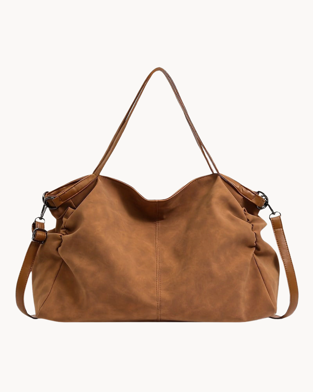 Suede Shoulder Bag, Slouchy Design | Lyra