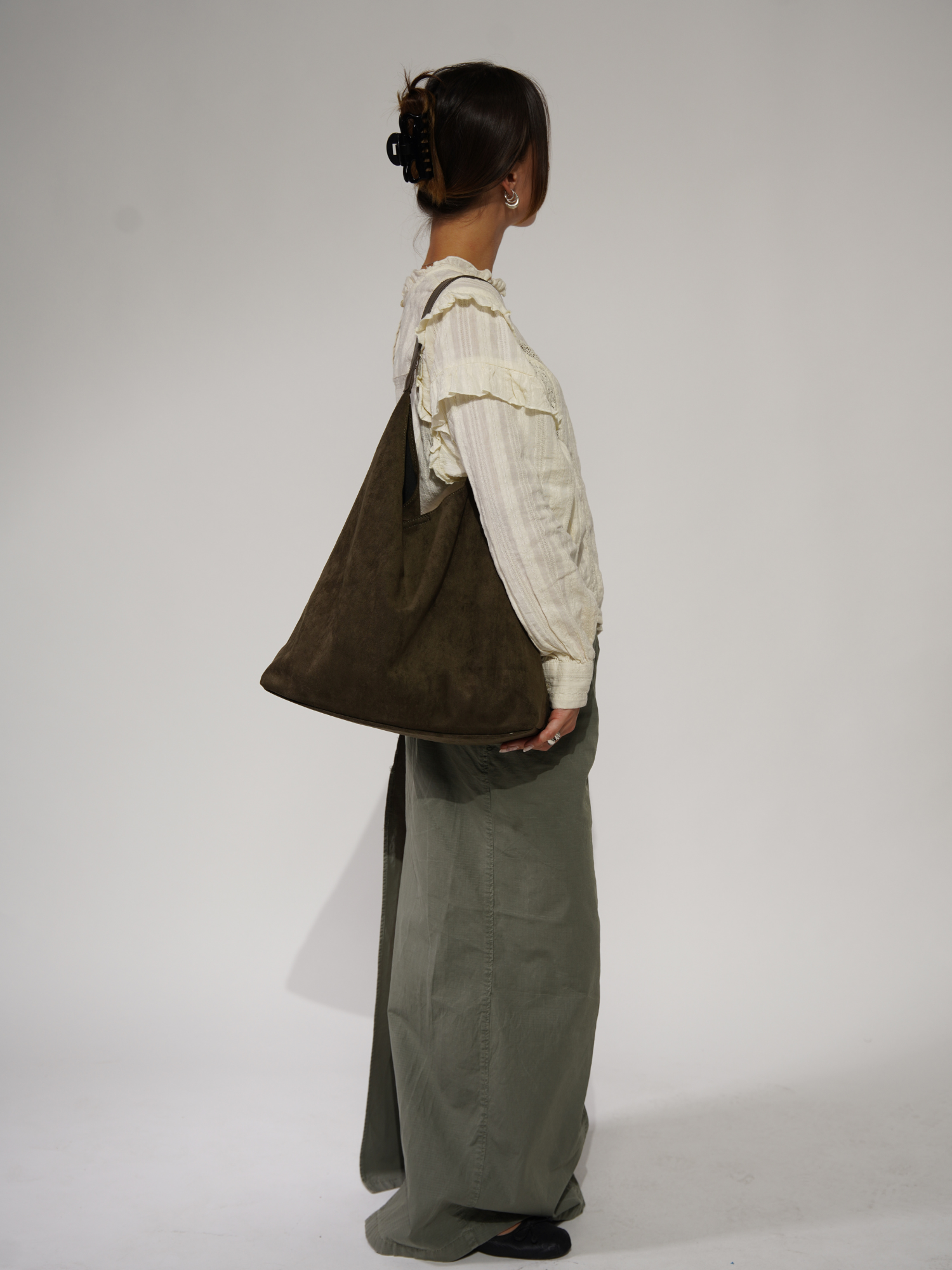 Suede Everyday Tote | Quinn