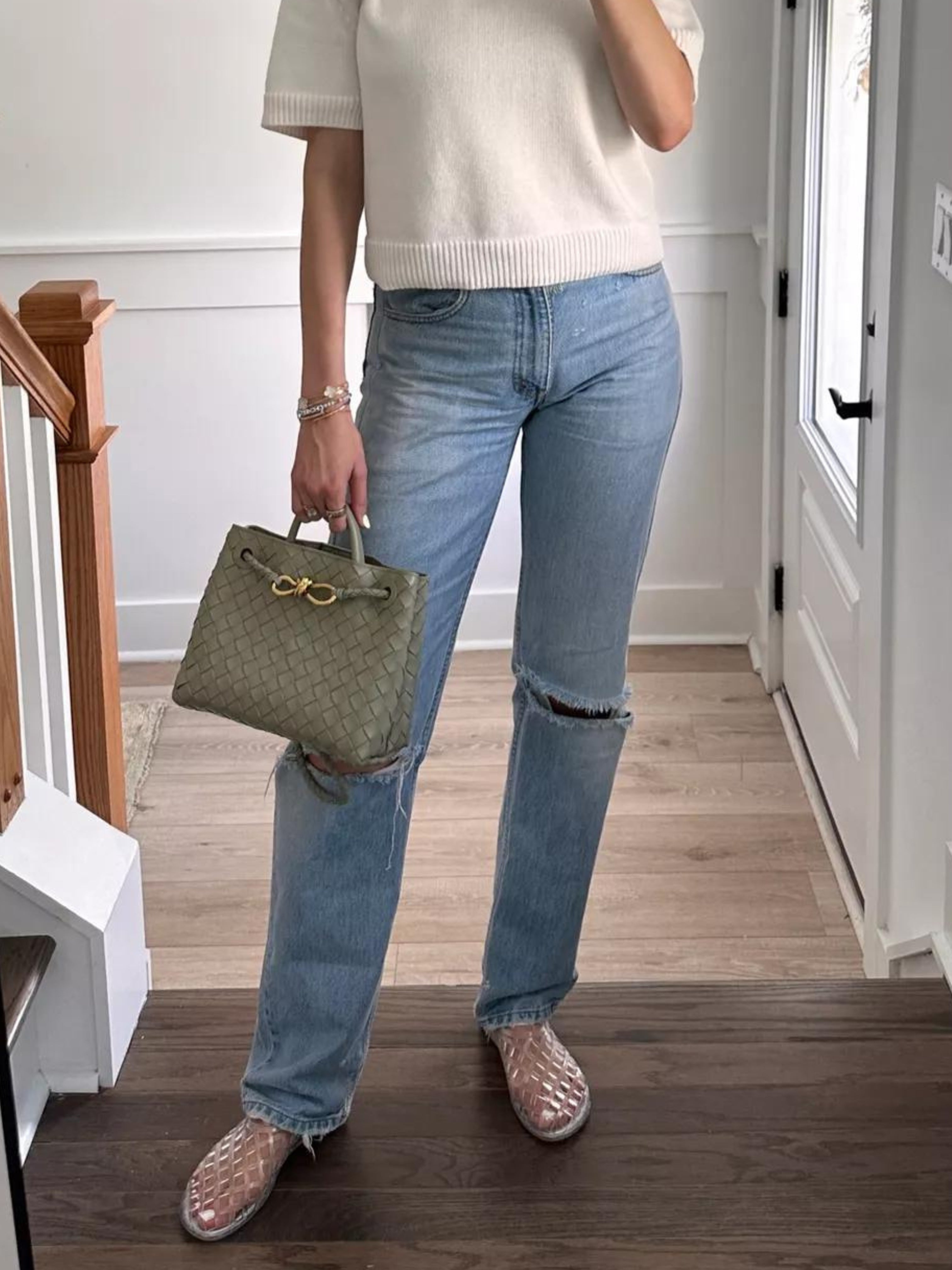 Small Woven Tote | Brielle