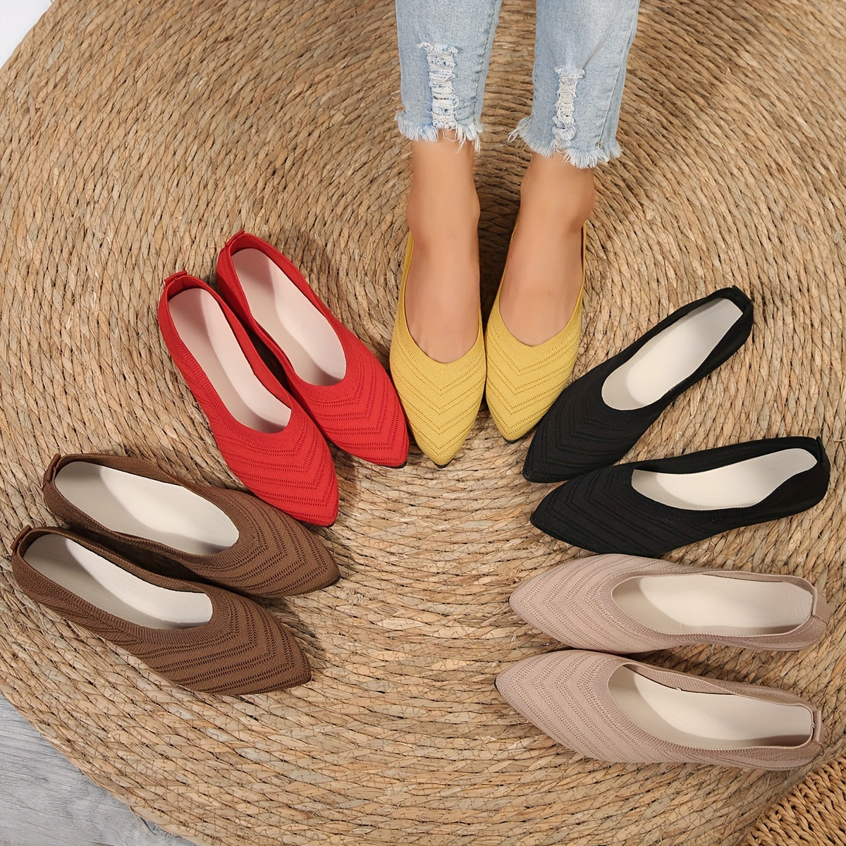Women's Chic Comfort Flats - Sascha