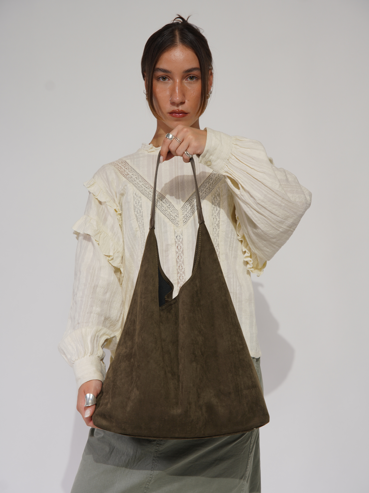 Suede Everyday Tote | Quinn