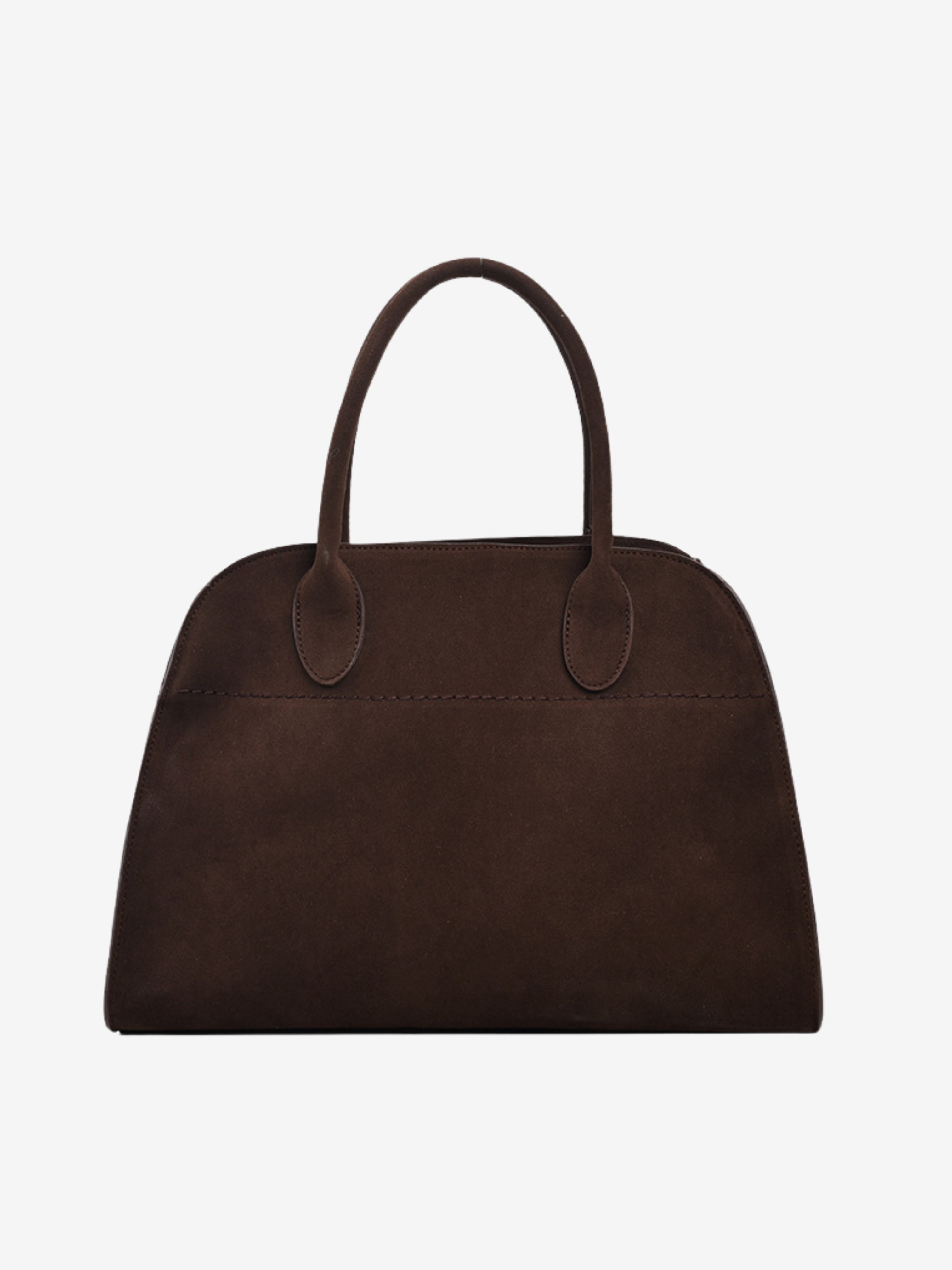 Women's Faux Suede Top Handle Satchel Bag with Adjustable Shoulder Strap for Everyday Use | Beatrix