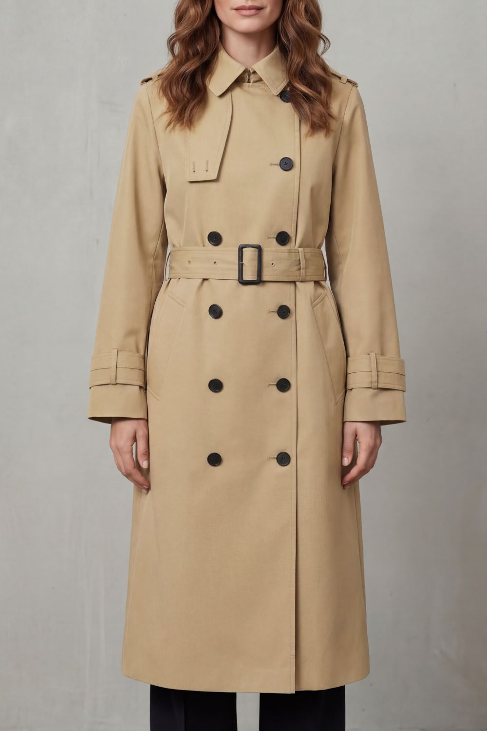 Women's Timeless Double-Breasted Trench Coat - Sorellia