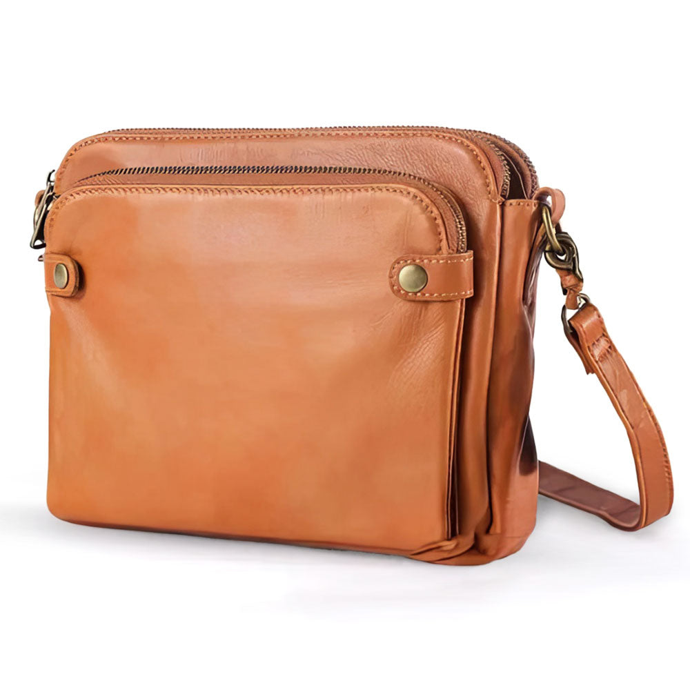 Women's Full-Grain Leather Handbag with Wallet | Annika