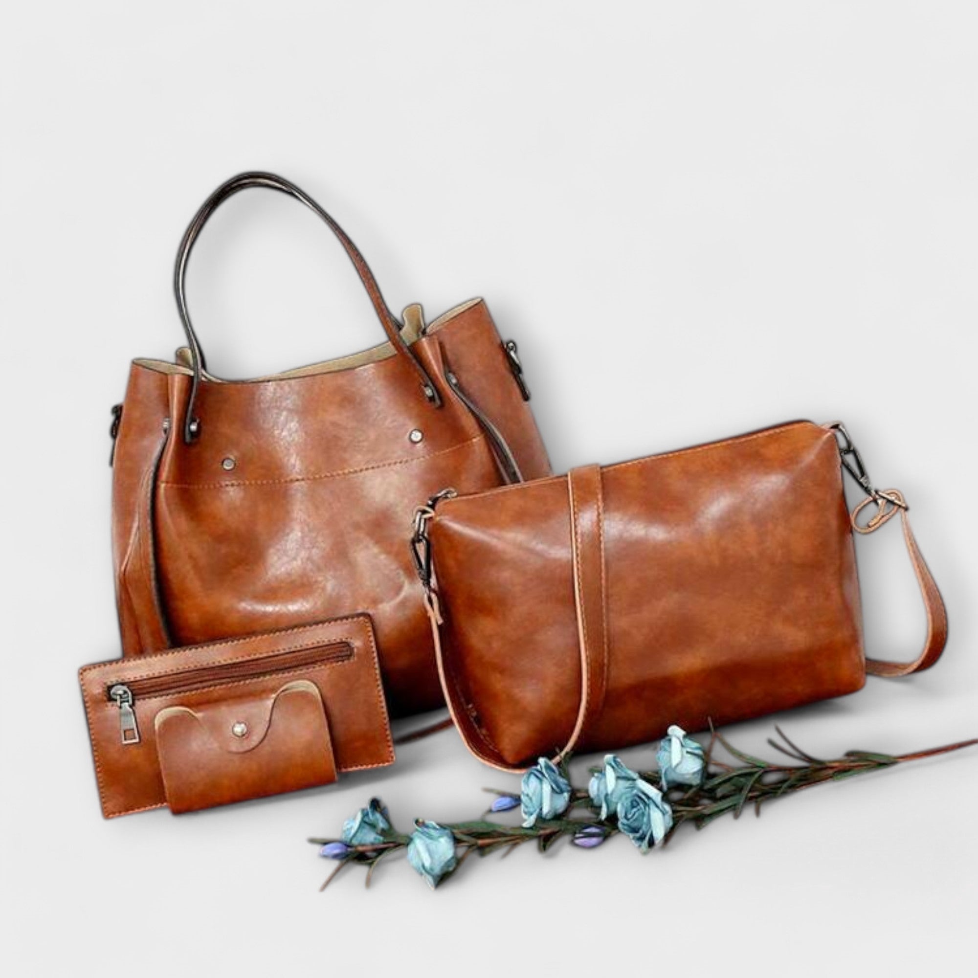 Vintage 4-Piece Bag Set for Women | Azura Collection