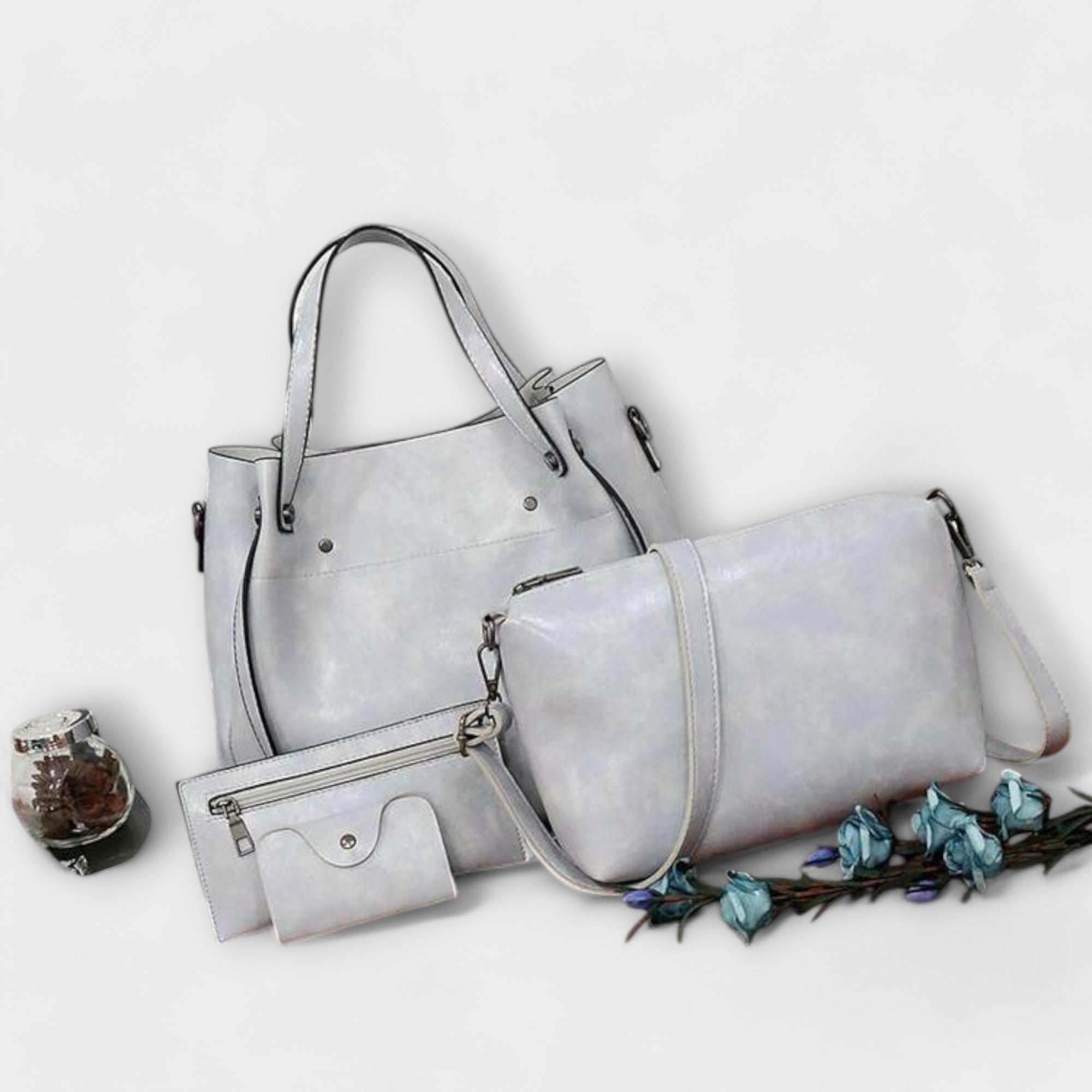 Vintage 4-Piece Bag Set for Women | Azura Collection
