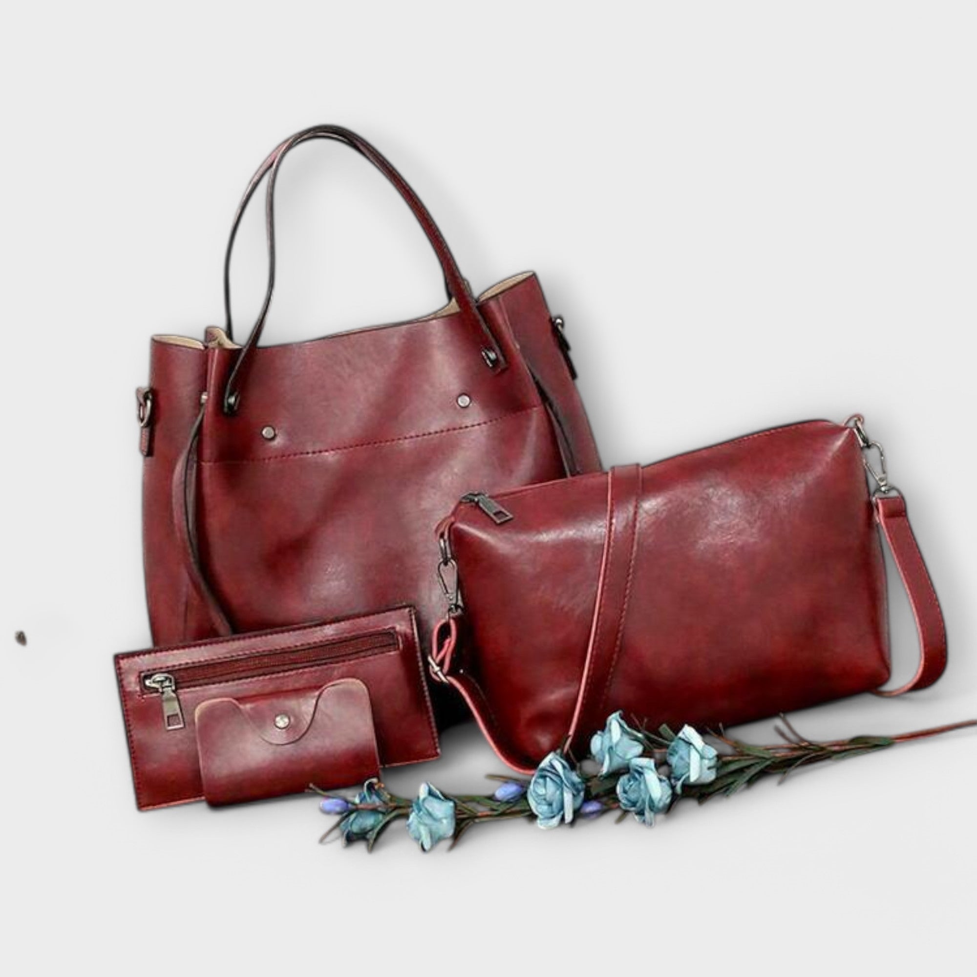 Vintage 4-Piece Bag Set for Women | Azura Collection