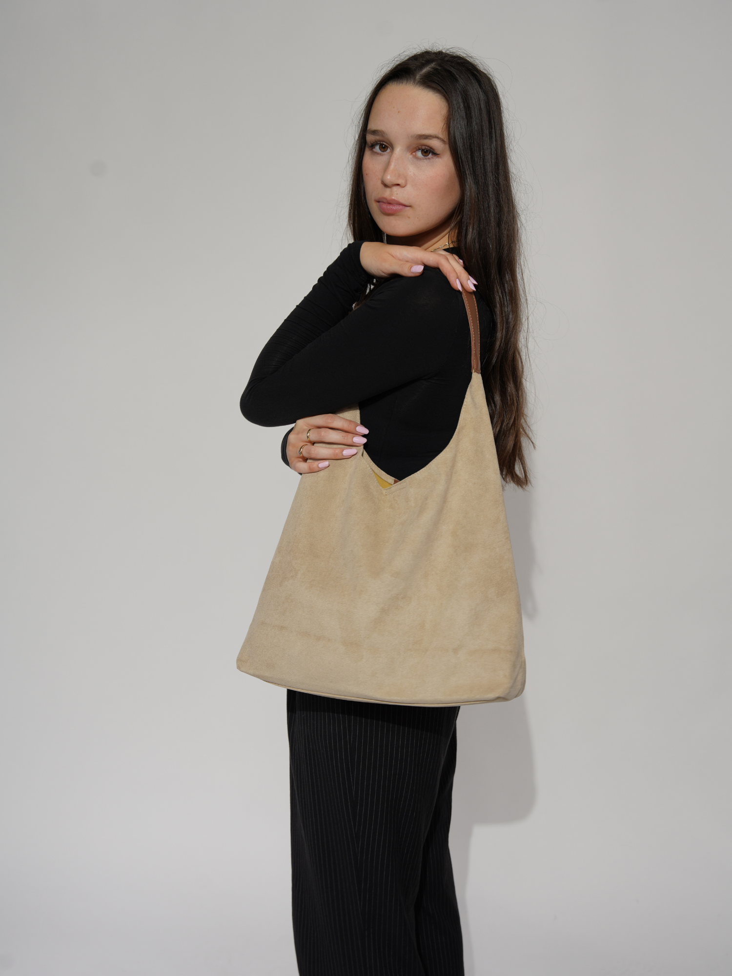 Suede Everyday Tote | Quinn