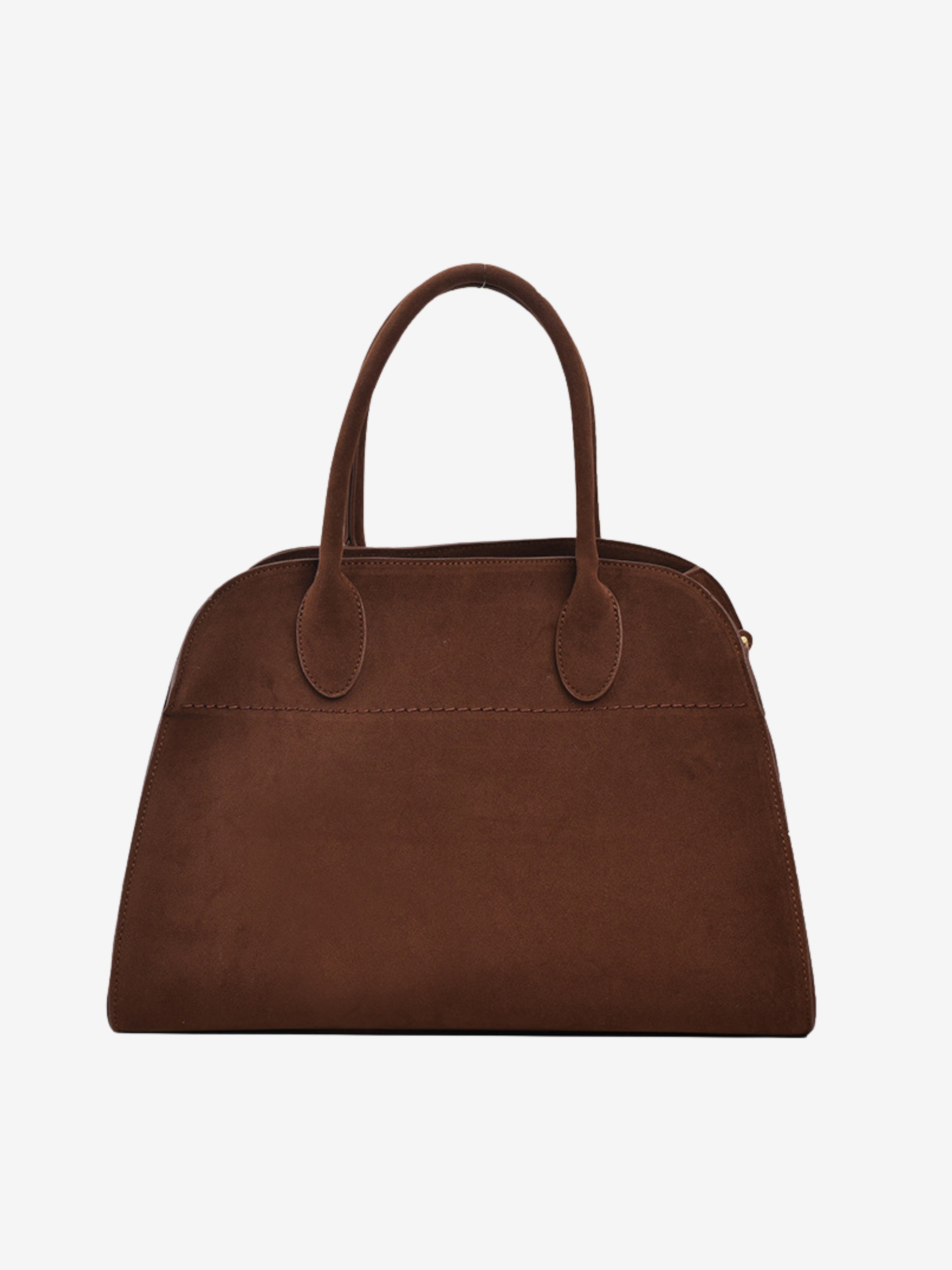 Women's Faux Suede Top Handle Satchel Bag with Adjustable Shoulder Strap for Everyday Use | Beatrix