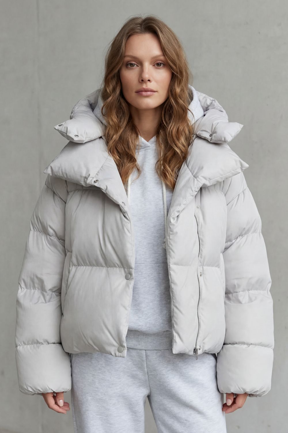 Women's Cloud-Soft Cropped Puffer Jacket - Elvéra