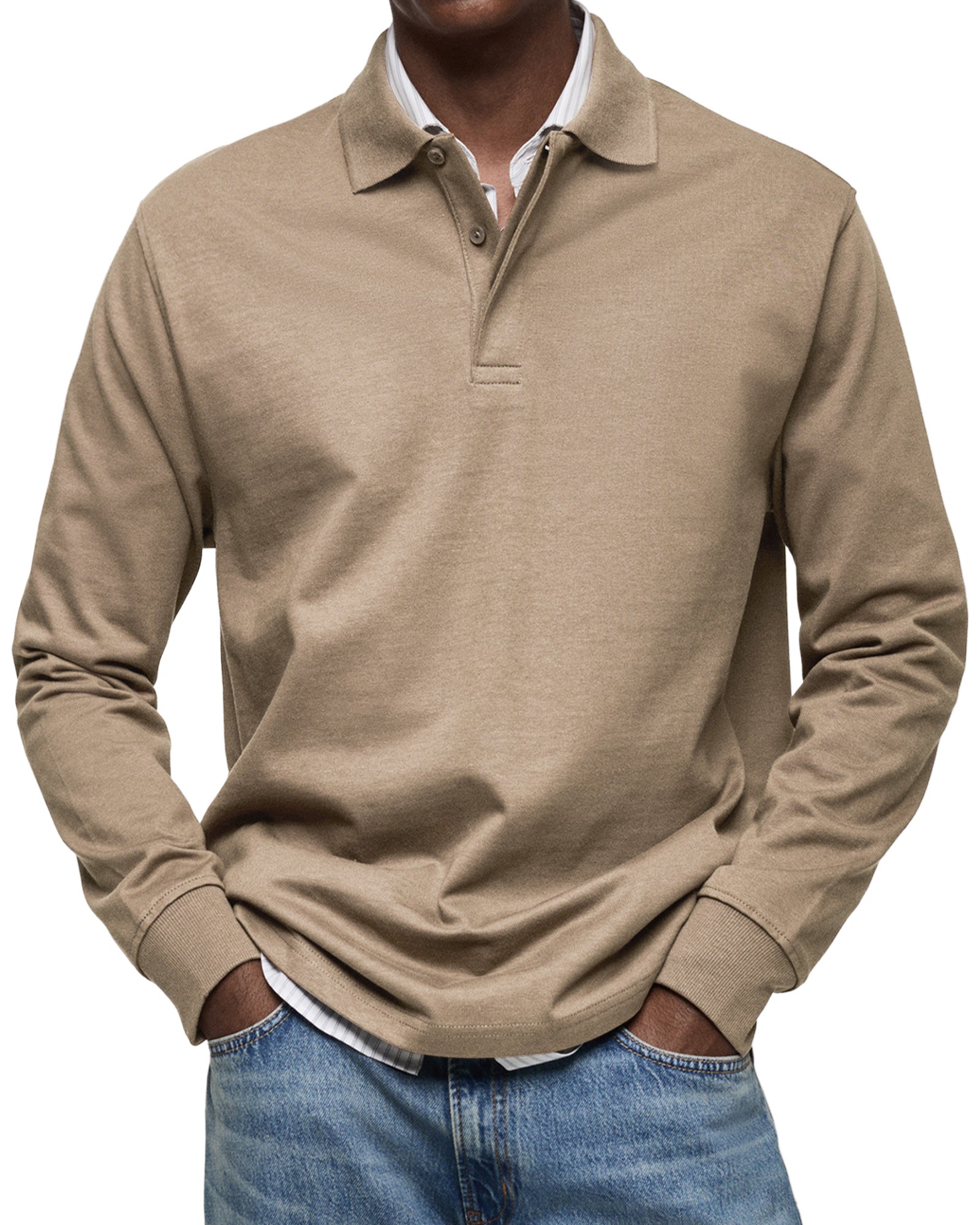 Andres - Luxury Long-Sleeve Polo