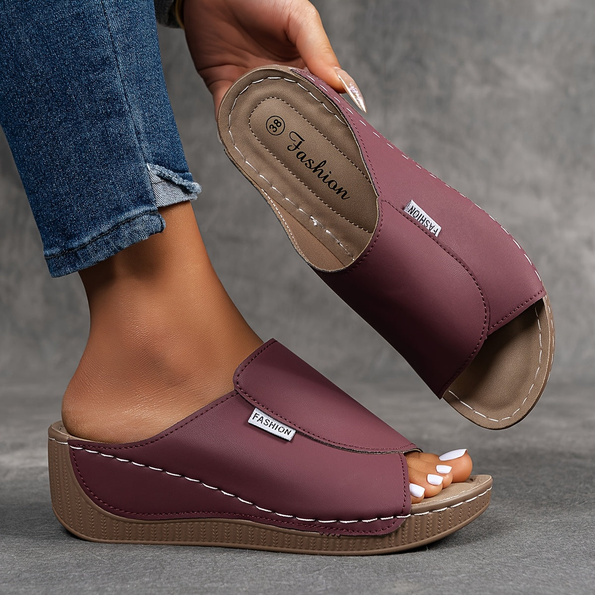 Women's Arch-Support Comfort Slide Sandals - Indy