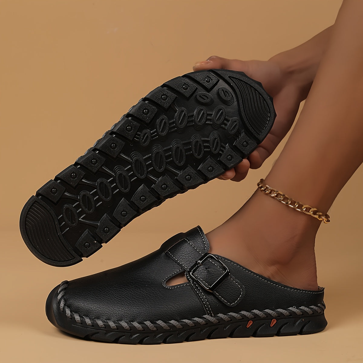 Women's Cozy Buckle Slide Sandals - Marly