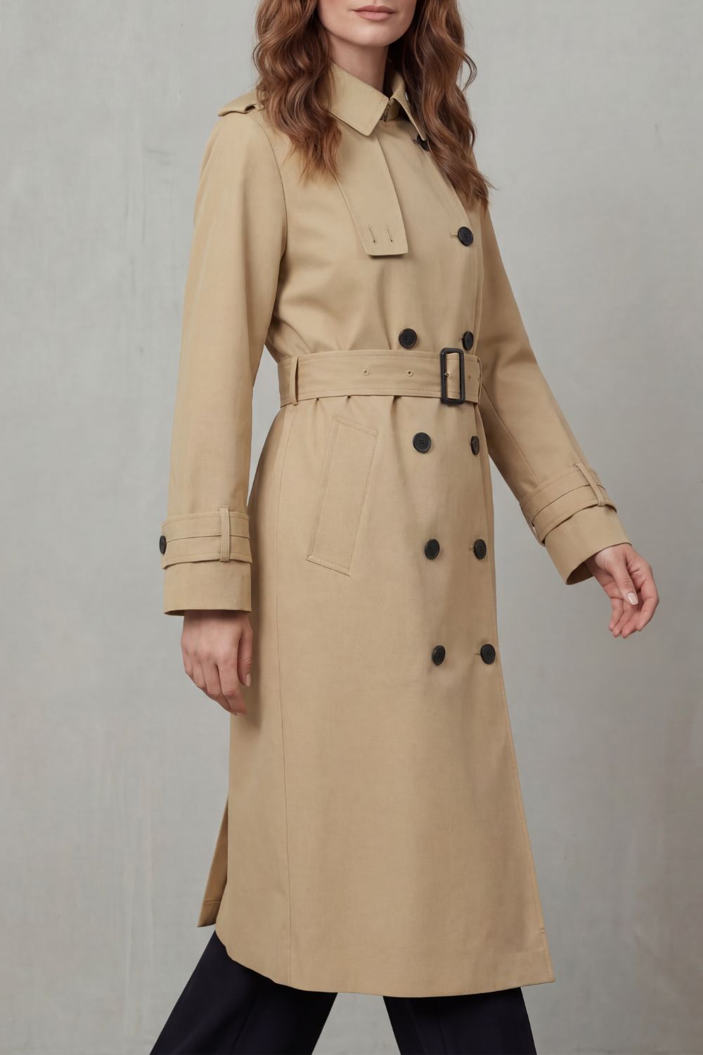 Women's Timeless Double-Breasted Trench Coat - Sorellia