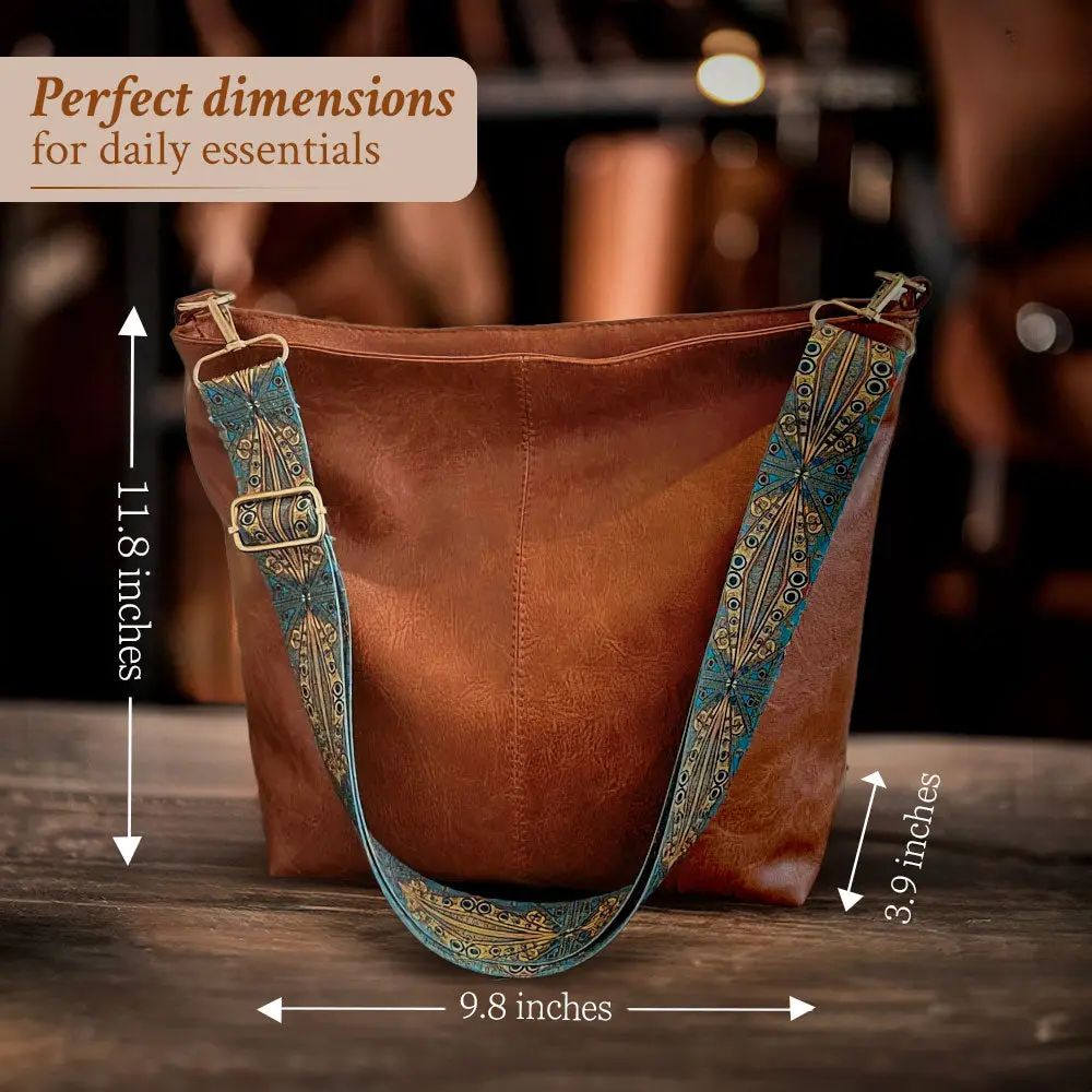 Classic Genuine Leather Shoulder Bag | Greta