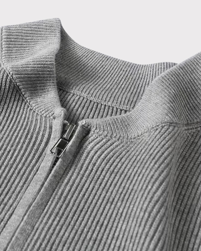 Cotton Gilet Gray