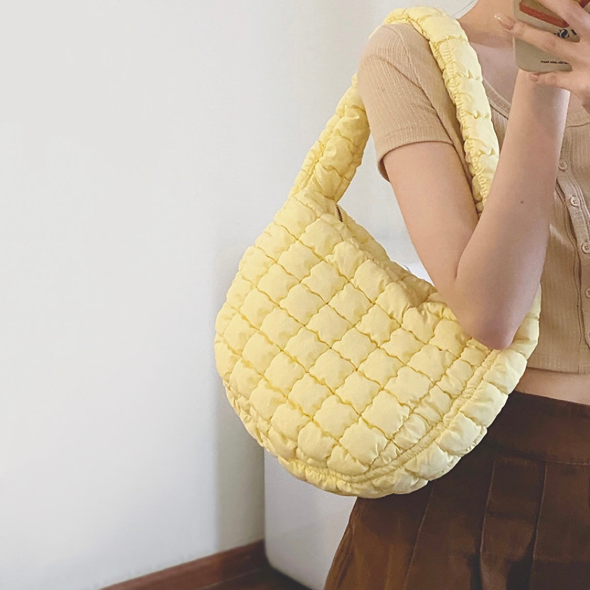 Pleated Tote Bag | Blythe