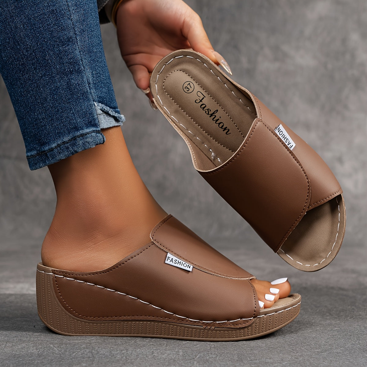 Women's Arch-Support Comfort Slide Sandals - Indy