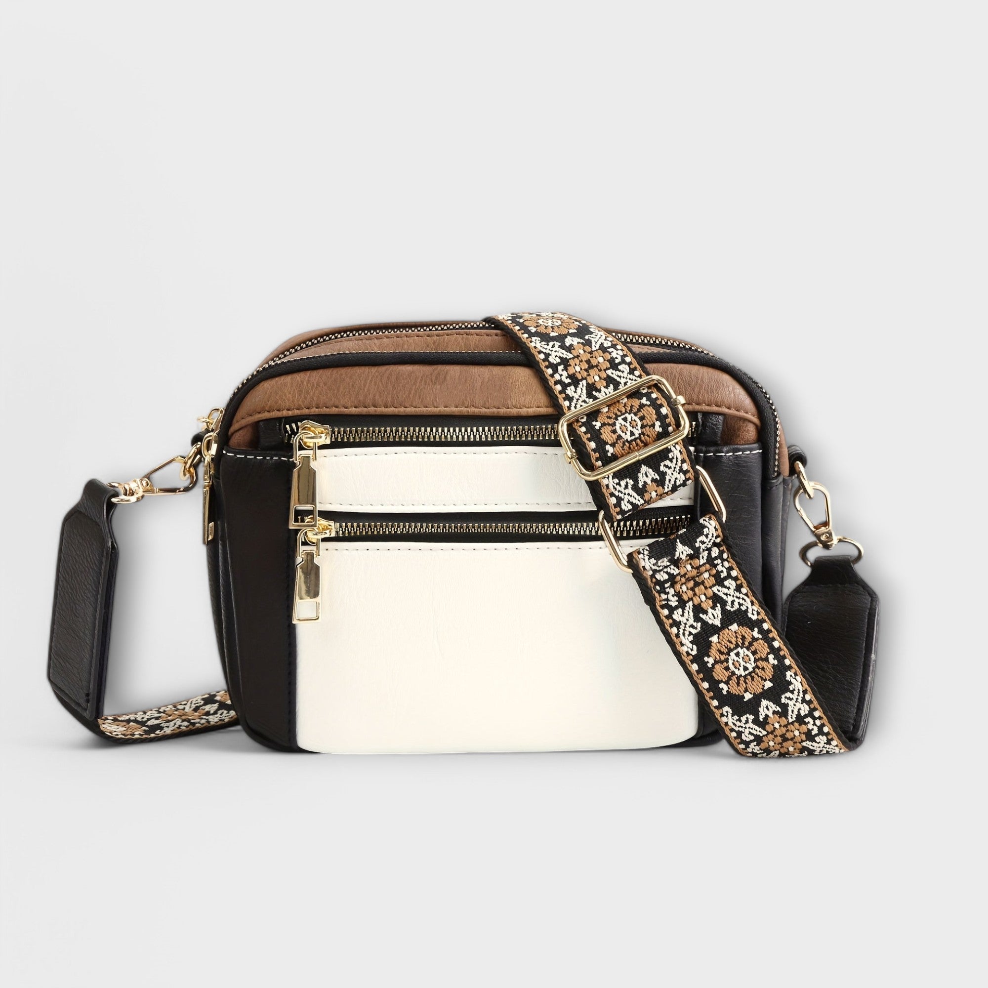Women's Vegan Leather Crossbody Bag – Boho Strap | Dorianyx