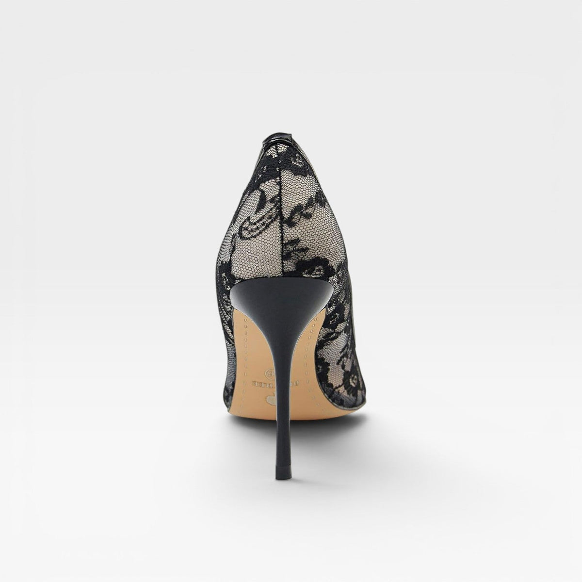 Women's Floral Lace Mesh Stiletto Pumps – Pointed Toe Party Heels | Elstow